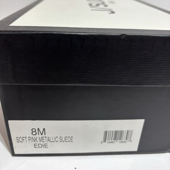 J Slides Women’s Edie, Pink Metallic Slide Sandals, Size 8 M - Picture 6 of 6